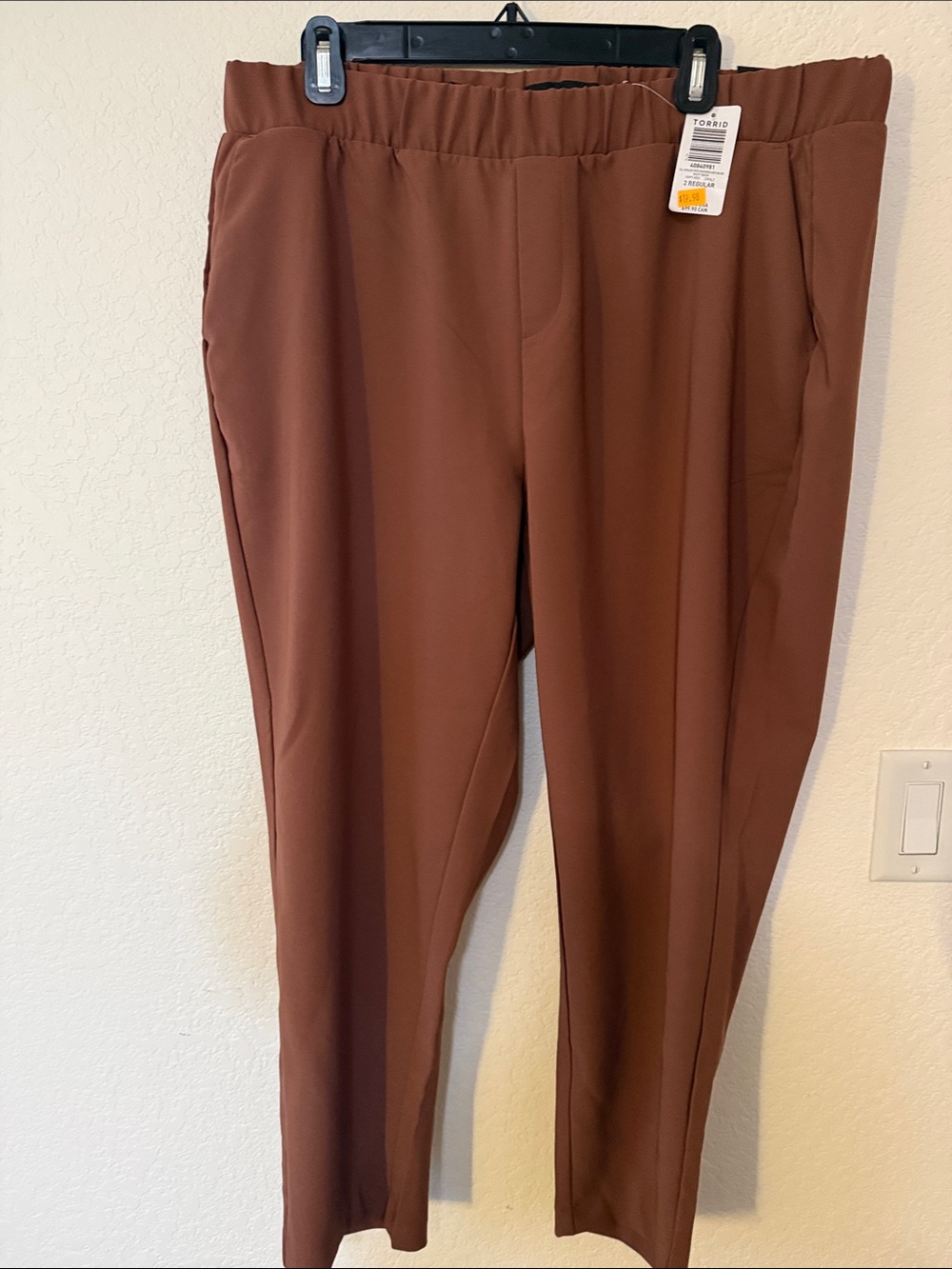 torrid Rust Brown Pull-On Ankle Pants